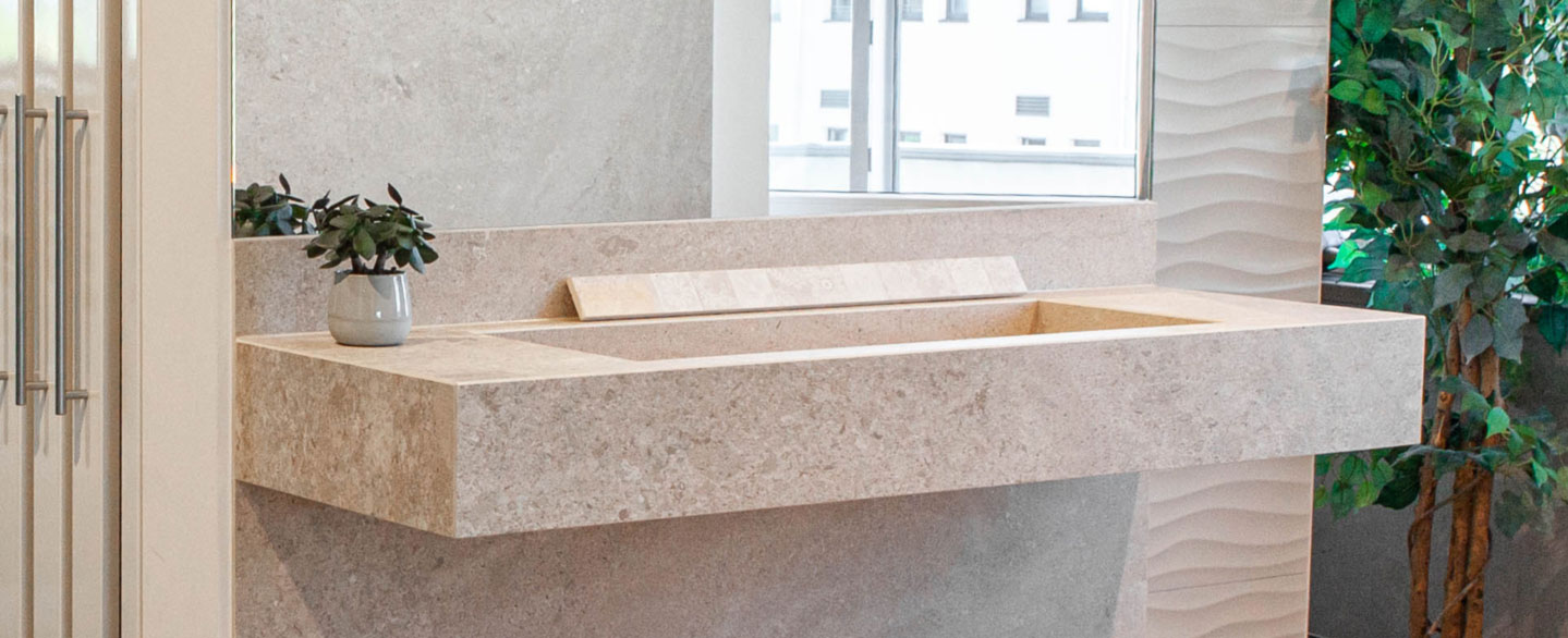 Waschtische & Waschbeckenlösungen- Waterstone Becken & Naturstein