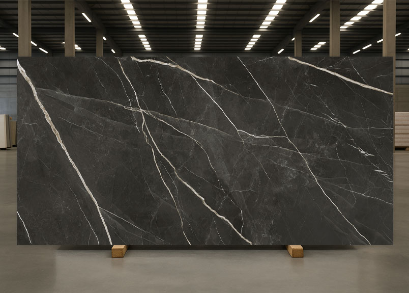 Rohtafel aus Keramik pureto Nero Velluto