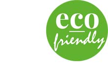 Eco-friendly, grünes Logo