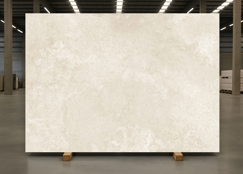 pureto Concreto Beach als Rohplatte in Produktionshalle