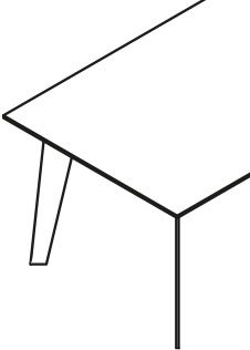 tischgestell-zeichnung-illustration-flachstahl-flachstahlgestell Illustration Zeichnung von Flach-Tischgestell