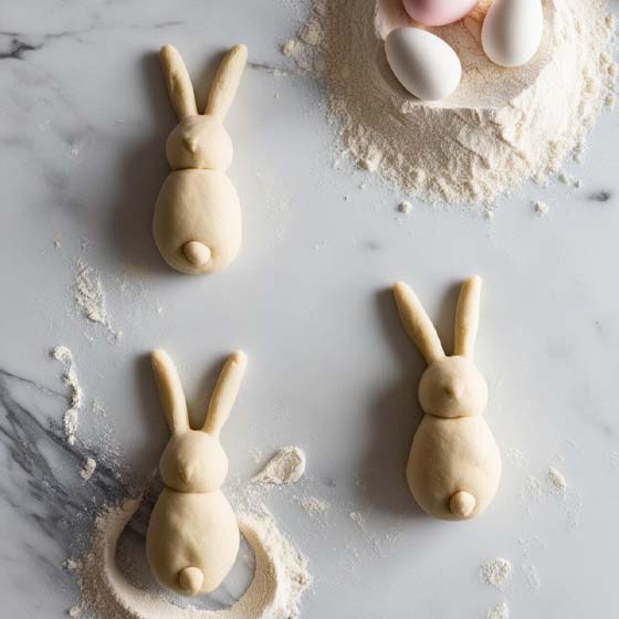 Hefehäschen als Backidee zu Ostern