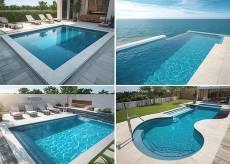 poolvergleich-rechteckpool-ueberlaufpool-skimmerpool-sonderformpool verschiedene Pools: Rechteckpool, Überlaufpool, Skimmerpool und Sonderformpool