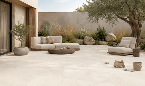 pureto outdoor ceramic terrassenplatte alpine beige