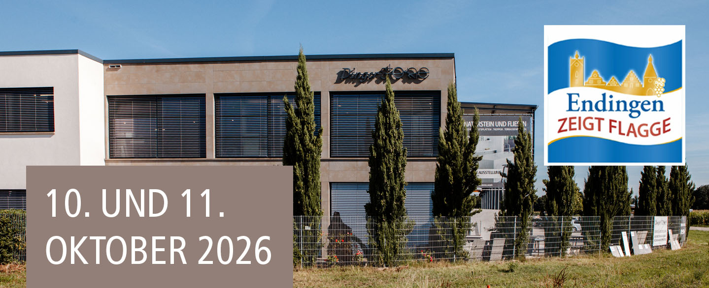 endingenzeigtflagge-header Dinger Stone Firmengebäude Endingen zeigt Flagge 2026